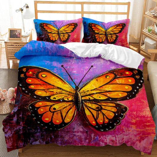 Juego de Edredón Tres Piezas Colección Mariposas - Image 23