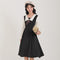 Vestido Retro Francés para Mujer - Primavera Elegante