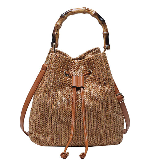 Bolso Tejido de Bambú para Mujer - Bandolera Diagonal Estilo Artesanal - Image 7