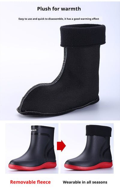 Botas Impermeables Acolchadas con Forro de Terciopelo para Hombre y Mujer - Image 19