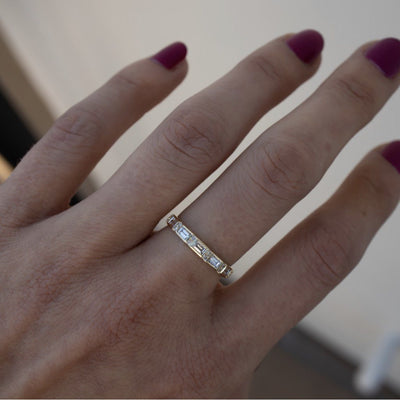 Juego de Tres Anillos en Oro 18K Color Champagne - Image 7