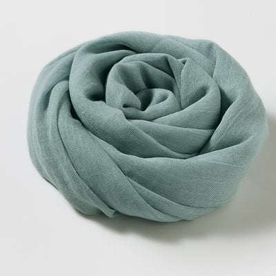 Pañuelo Artístico de Algodón y Lino - Colores Sólidos Elegantes - Image 21