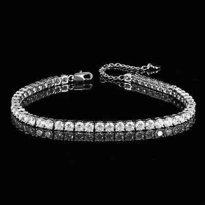 Pulsera Tobillera de Circones Tennis 4mm - Diseño Minimalista y Ajustable - Image 17