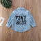 Camisa Abrigo TINY Letter para Niños