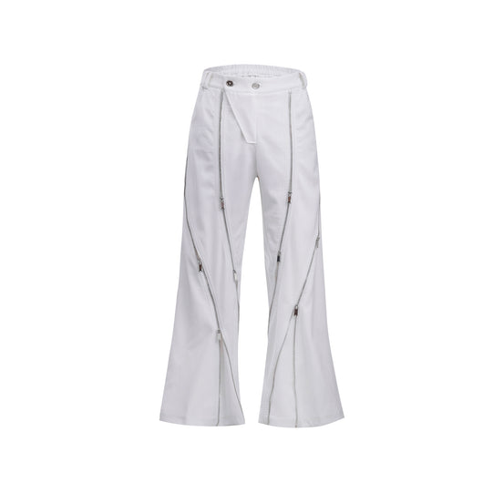 Pantalones Casuales Holgados con Drapeado para Hombre - Image 9