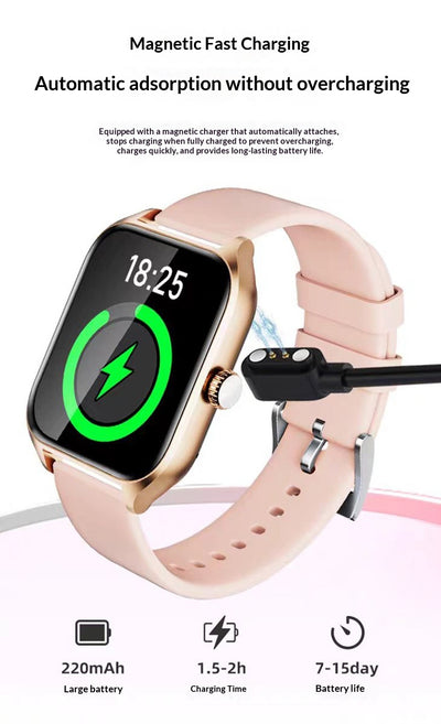 Reloj Inteligente Deportivo con Llamadas Bluetooth y Música - Image 16