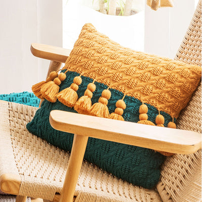 Almohada Trenzada Multifuncional para Viajes y Oficina - Image 3