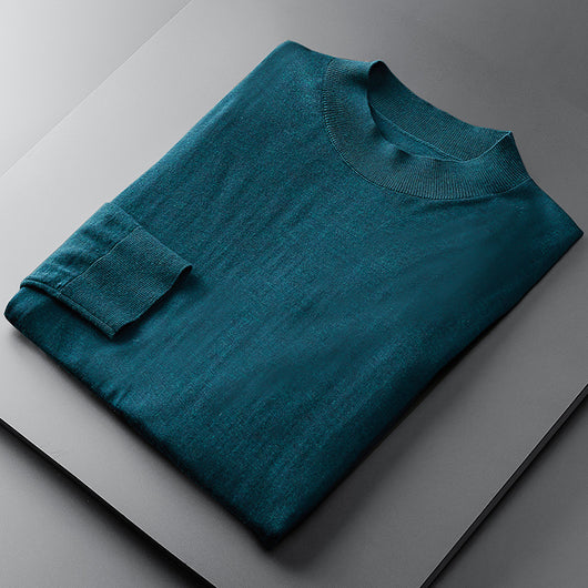 Cardigan Ajustado para Hombre con Solapa - Suéter Base Primavera Otoño - Image 8