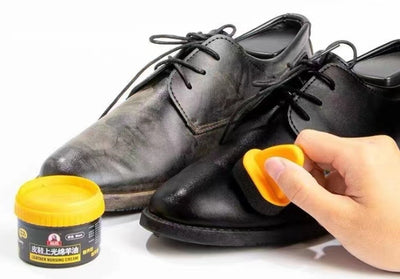 Crema Pulidora para Zapatos de Cuero con Lanolina - Esponja Aplicadora Incluida - Image 14