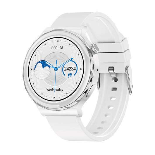 Reloj Inteligente HW52 Elegante con Esfera Redonda de Aleación de Zinc - Image 3