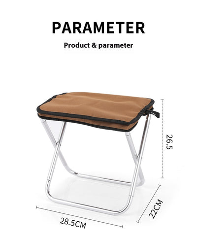 Taburete Plegable Ultraligero de Aluminio para Camping y Pesca - Image 9