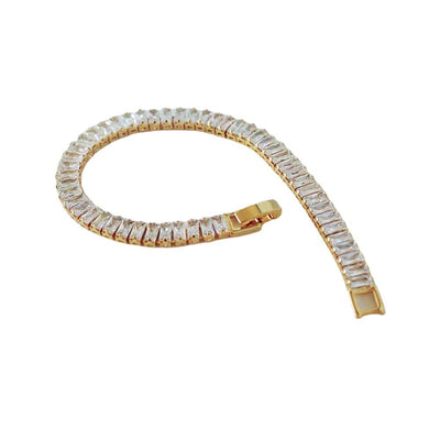 Pulsera de Perlas Barrocas Naturales con Circón Cristal - Image 8