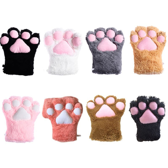 Guantes de Patas de Gato Kawaii para Cosplay y Actuaciones