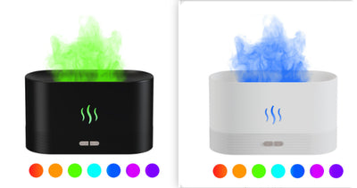 Difusor Aromático con Luz de Llama y Humificador de Niebla sin Agua - Image 21