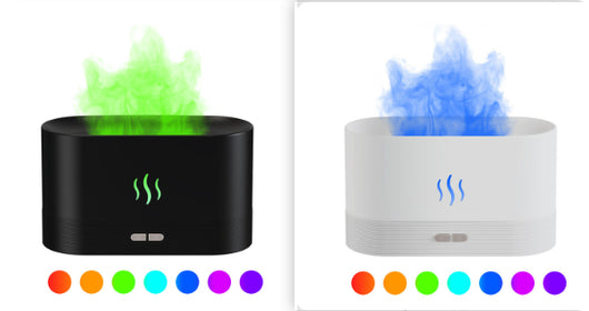 Difusor Aromático con Luz de Llama y Humificador de Niebla sin Agua - Image 21