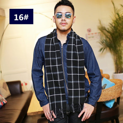 Bufanda Cuadrille Cálida para Hombre - Estilo Casual Versátil - Image 22