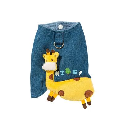 Chaleco Denim 3D con Venado y Forro Polar para Perros y Gatos Pequeños - Image 10