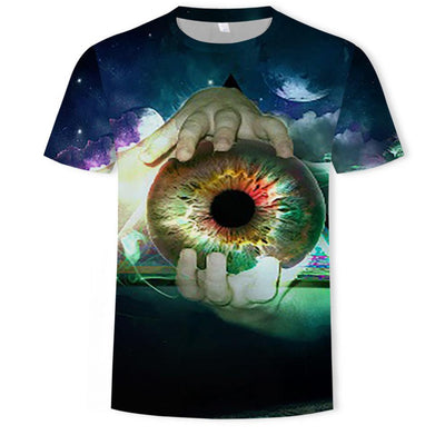 Playera Unisex con Estampado 3D Digital de Cuello Redondo - Image 6