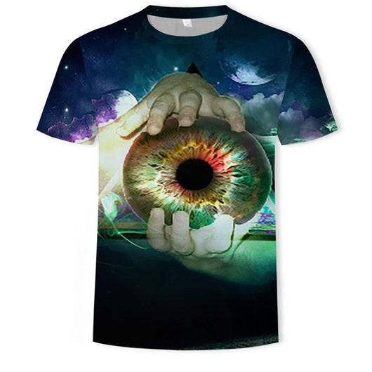 Playera Unisex con Estampado 3D Digital de Cuello Redondo - Image 6