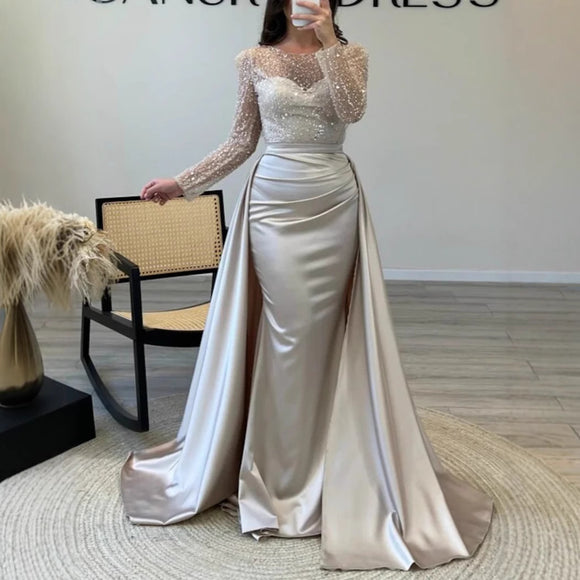 Vestido de Noche Reina de Lentejuelas Deslumbrante