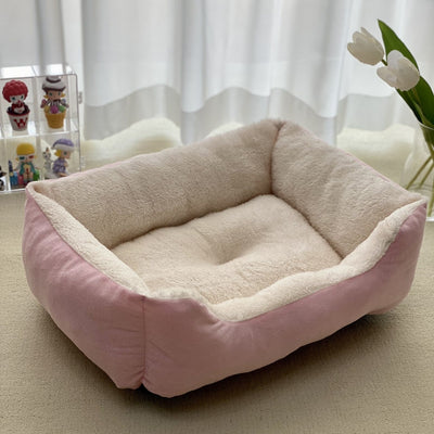 Cama Cuadrada Térmica para Gatos - Nido Acogedor Invierno