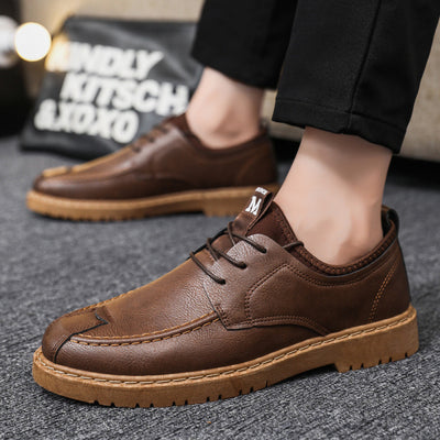 Zapatos de Cuero para Hombre con Cordones - Estilo Casual Ejecutivo - Image 3