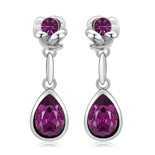 Aretes de Rosa Europeos y Americanos - Diseño Minimalista y Elegante - Image 5