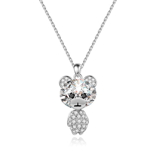 Collar Clavícula Temperamento Coreano con Diamantes Completos - Image 2