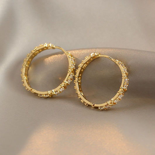 Aretes de Plata 925 Diamantes Exagerados para Mujer - Image 8