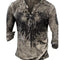 Men's Casual Long Sleeve Shirt with Modern Print