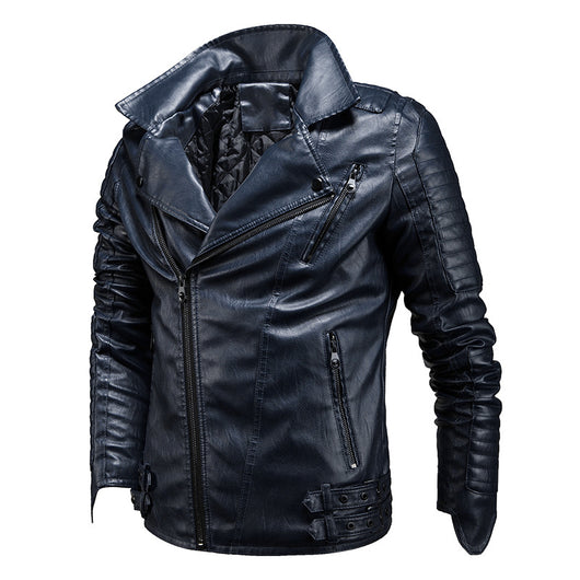Chaqueta de Cuero PU para Motociclismo de Invierno - Image 7