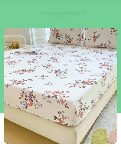 Juego de Sábana Ajustable y Funda de Almohada Estampada en Fibra Sintética - Image 19