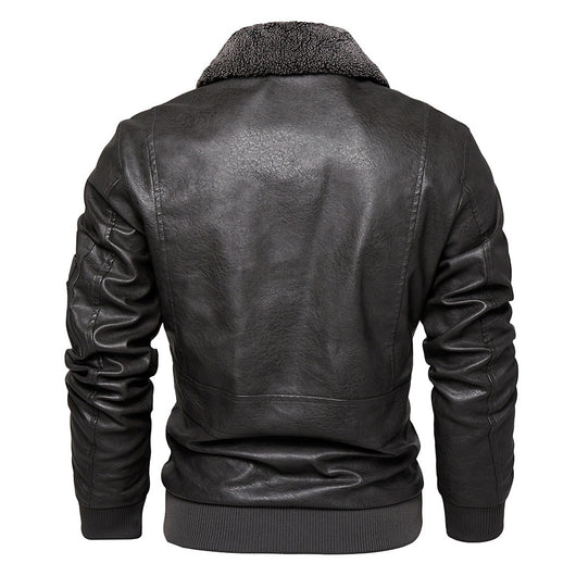 Chaqueta de Cuero Slim Fit para Hombre - Estilo Casual Moderno - Image 5