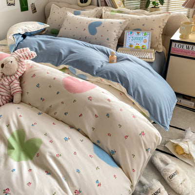 Funda Nórdica de Algodón Lavado para Cama de Estudiante - Image 28