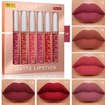 Set de 6 Brillos Labiales Mate Ultra Adherentes - Image 6