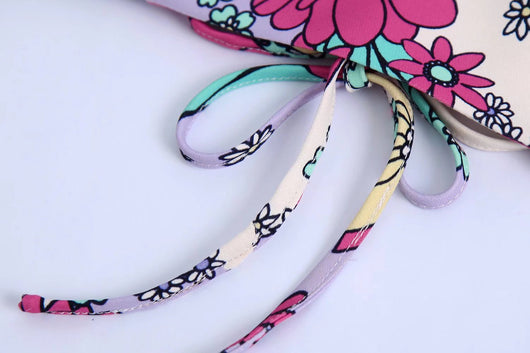 Conjunto Crop Top Encaje con Cordones y Falda Cintura Alta - Image 12