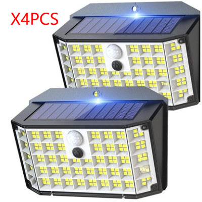 Lámpara de Pared Solar 176 LED para Patios y Jardines - Image 21