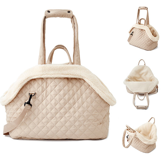 Bolsa Transportadora Acolchada para Mascotas Estilo Coreano Otoño-Invierno - Image 9