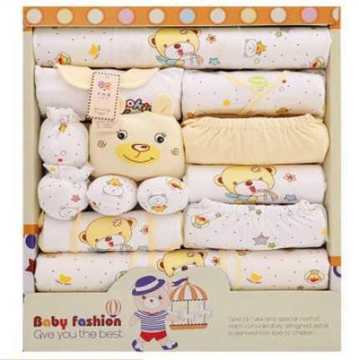 Set de 17 Piezas de Ropa para Recién Nacido en Algodón - Caja de Regalo - Image 9