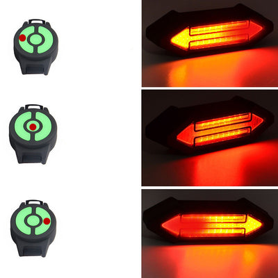 Luz Trasera para Bicicleta con Señales de Giro LED - Image 16