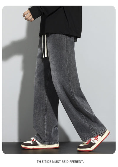 Jeans Hombre Pierna Ancha Minimalista y Cómodo - Image 14