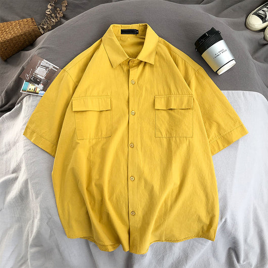 Camisa de Manga Corta con Detalles de Herramientas para Hombre - Image 7