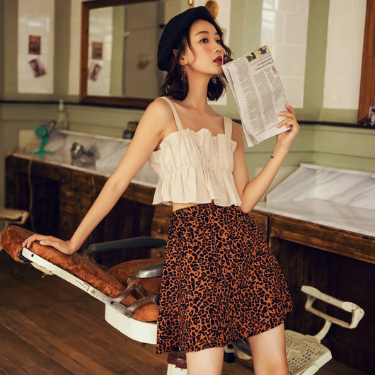 Blusa Fruncida Hombros Descubiertos para Playa y Vacaciones de Verano - Image 6
