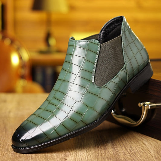Botas Martin Punta Aguda Estilo Británico Talla Grande para Hombre