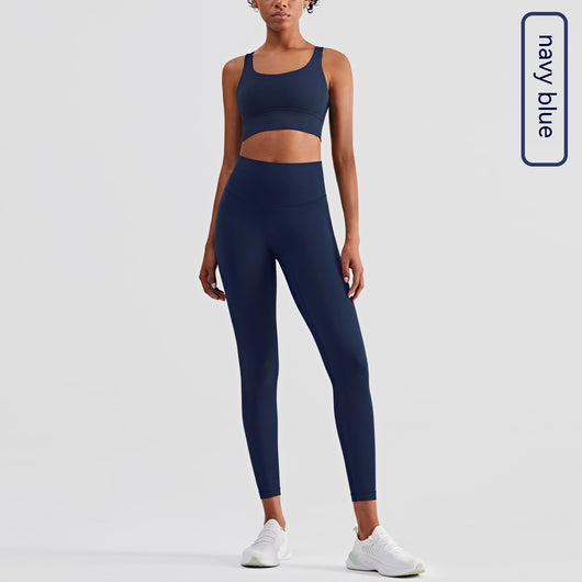 Conjunto Deportivo Mujer con Espalda Cruzada - Leggings y Top Yoga - Image 9