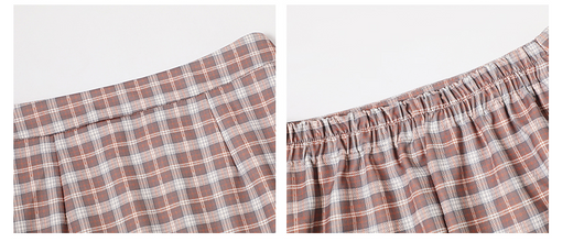 Falda A-línea Cintura Alta Midi Estilo Mori para Mujer - Image 7