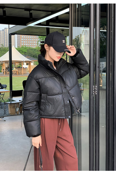 Chaqueta Corta para Mujer con Cuello Alto - Diseño Petite - Image 13