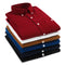 Camisa Slim Fit de Negocios en Color Liso para Primavera