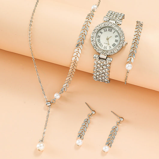 Reloj de Lujo para Mujer con Cristales Brillantes y Pulsera Ajustable - Image 4