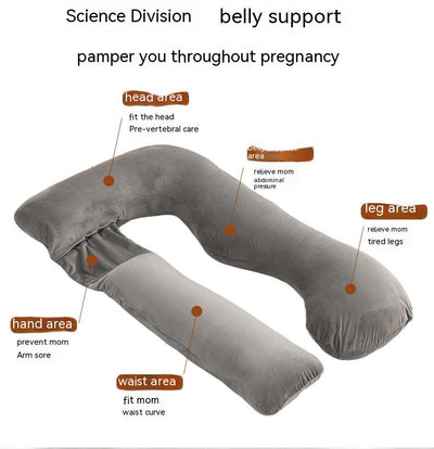 Almohada Multifuncional Embarazo con Soporte Lumbar Desmontable - Image 7